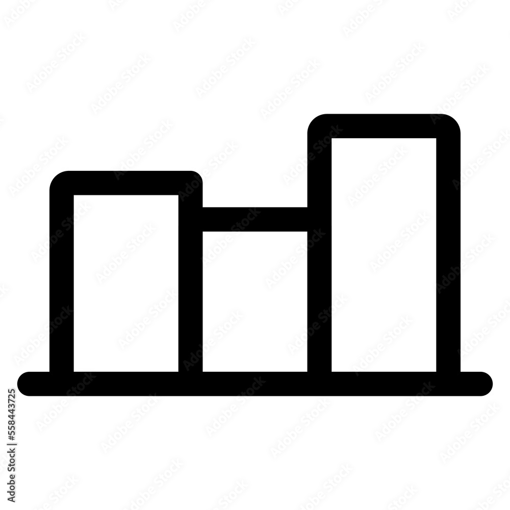 Chart icon line isolated on white background. Black flat thin icon on modern outline style. Linear symbol and editable stroke. Simple and pixel perfect stroke vector illustration Chart icon line isolated on white background. Black flat thin icon on modern outline style. Linear symbol and editable stroke. Simple and pixel perfect stroke vector illustration