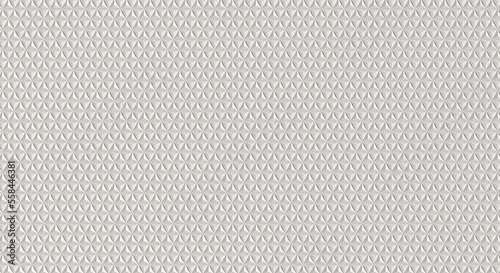 3D Triangles with concrete texture. Repeating pattern, large section. 3D render.