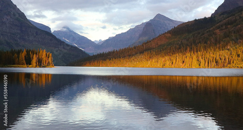 Two Medicine Lake Sunrise  photo