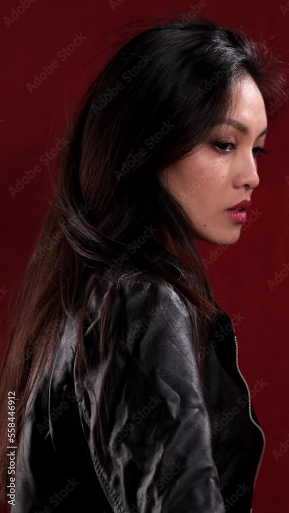 Portrait of a young Asian woman - studio shooting Portrait of a young Asian woman - studio shooting