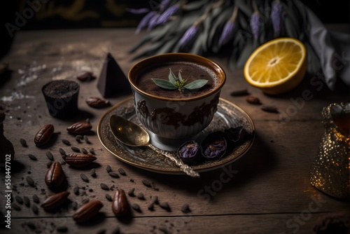 Turkish Coffee with Lavender © emir