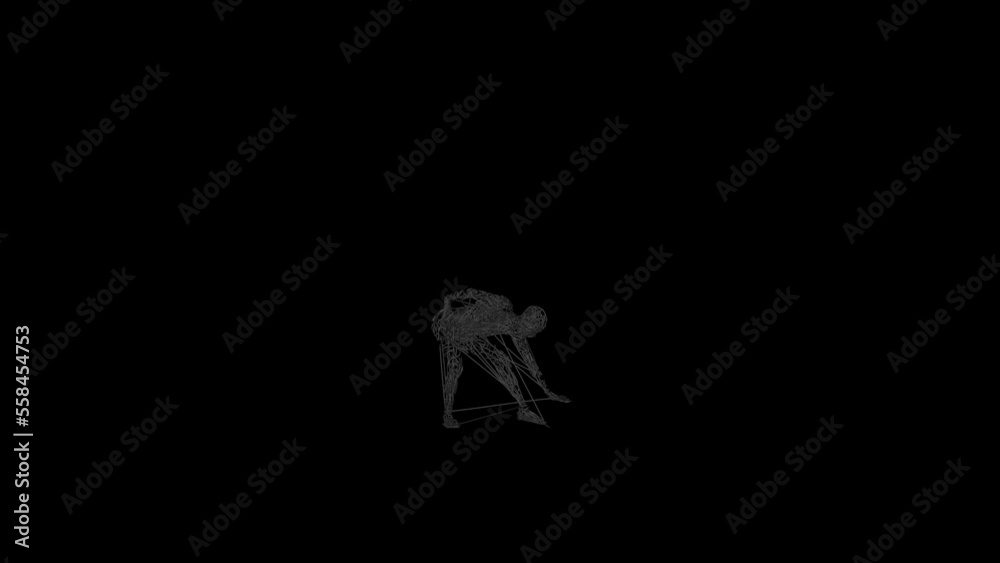 Wired Dancer Transparent Alpha Video Animation Wired Dancer Transparent Alpha Video Animation