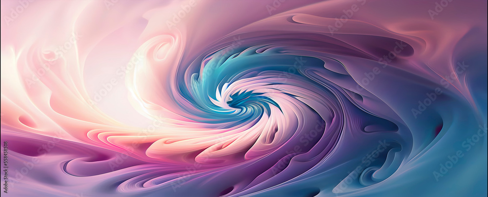 Obraz premium twirling pastel colors background