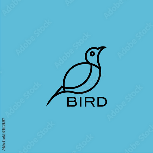 bird logo with golden ratio