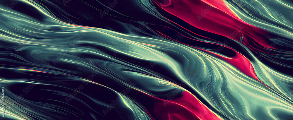 Obraz premium Trendy abstract colorful liquid background. Stylish marble wave texture illustraion.