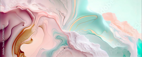 abstract Japanese design with pastel colors