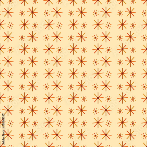 orange wheel with peach background seamless repeat pattern