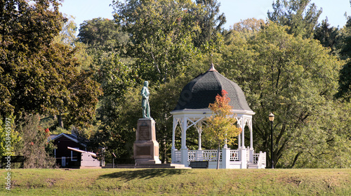 Grant Park in Galena township in Illinois USA