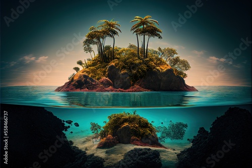 Tropical island