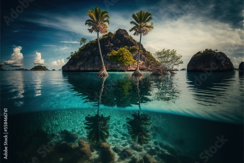 Tropical island