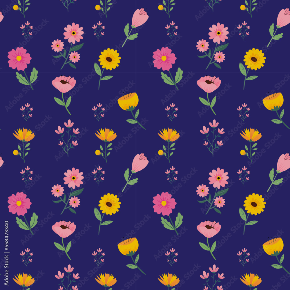 beautiful floral pattern. seamless floral pattern. pattern background design. floral fabric.