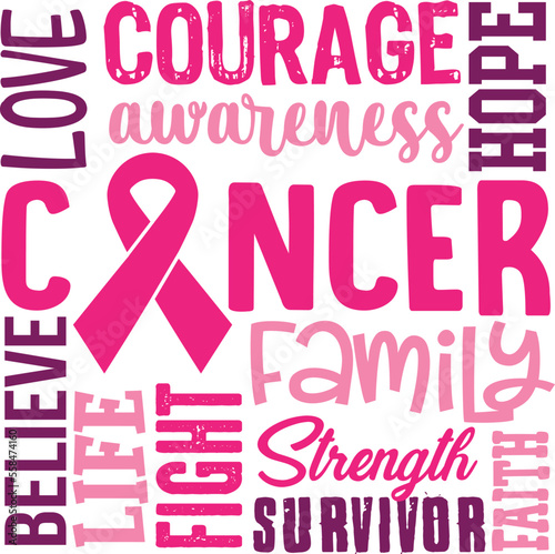 Cancer awareness Quotes SVG Cut Files Designs Bundle, Cancer awareness quotes SVG cut files, Cancer awareness quotes t shirt designs
