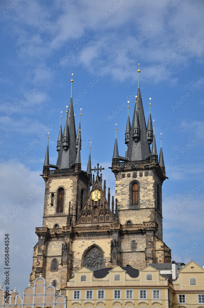 Towers of the Church of Our Lady before Týn