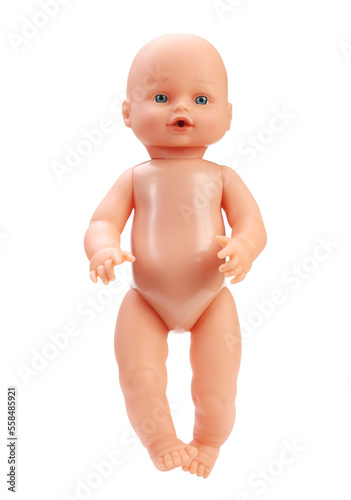 Obraz na płótnie Baby Doll isolated on transparent png background.