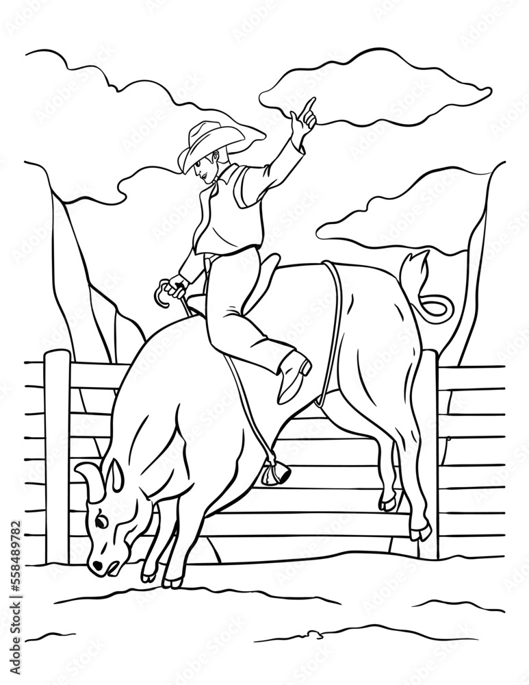 Rodeo Coloring Pages