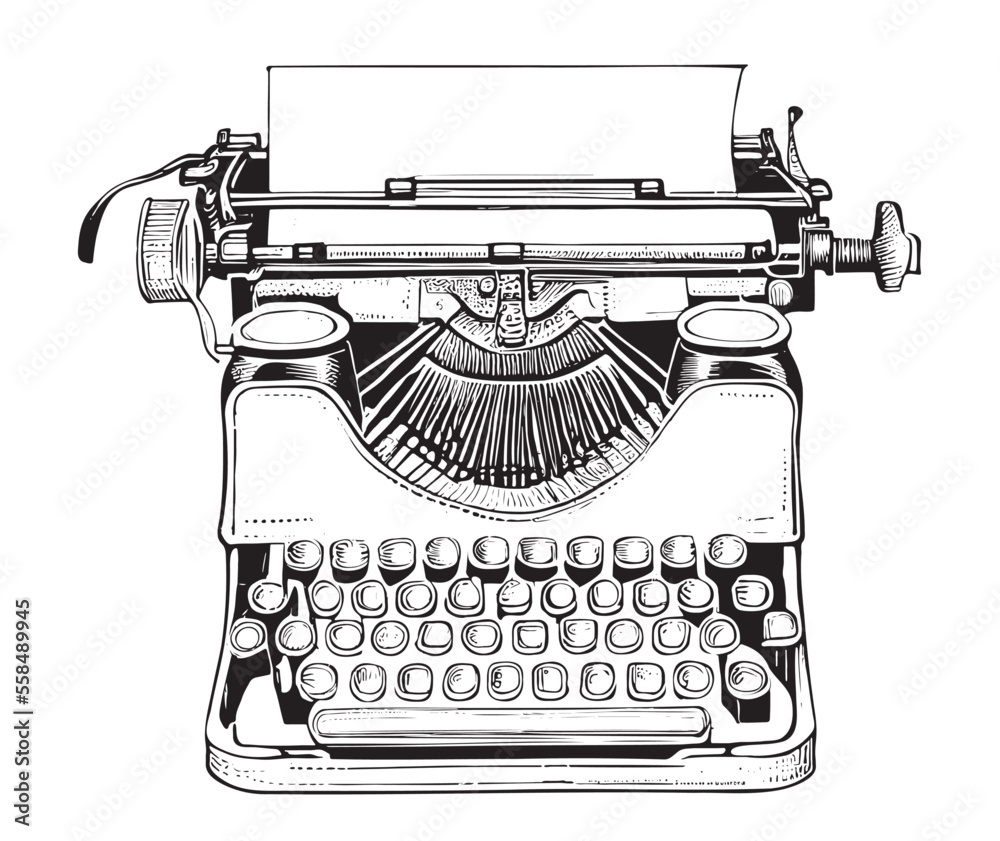 Typewriter  James Cook Artwork