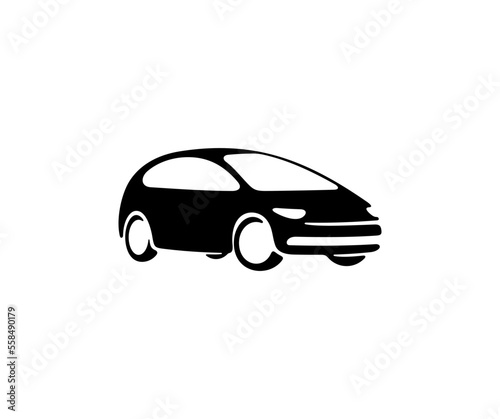 Fototapeta Naklejka Na Ścianę i Meble -  Car, vehicle, automobile, automotive and transport, silhouette and graphic design. Auto, garage, dealership, car repair shop and driving school, vector design and illustration