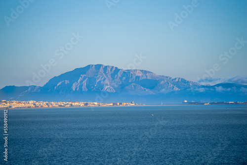 Landscape of Valdevaqueros beach, Gibraltar Strait, Spain
