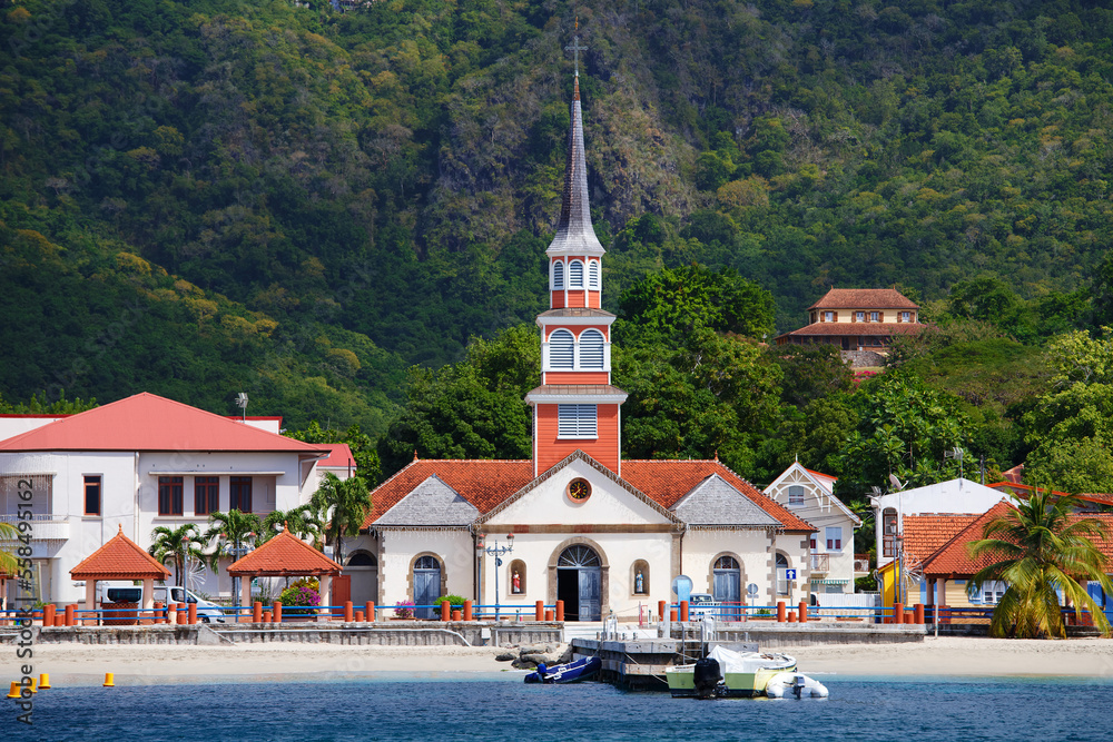 Martinique, the picturesque city of Les Anses d Arlet in West Indies