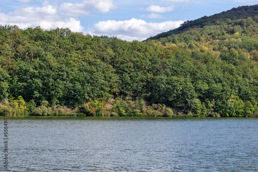 Autumn view of Pchelina Reservoir, Bulgaria