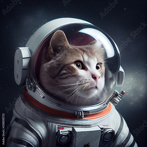 Astronot cat photo