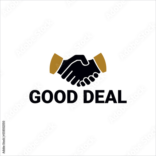 vector good deal logo and t-shirt design