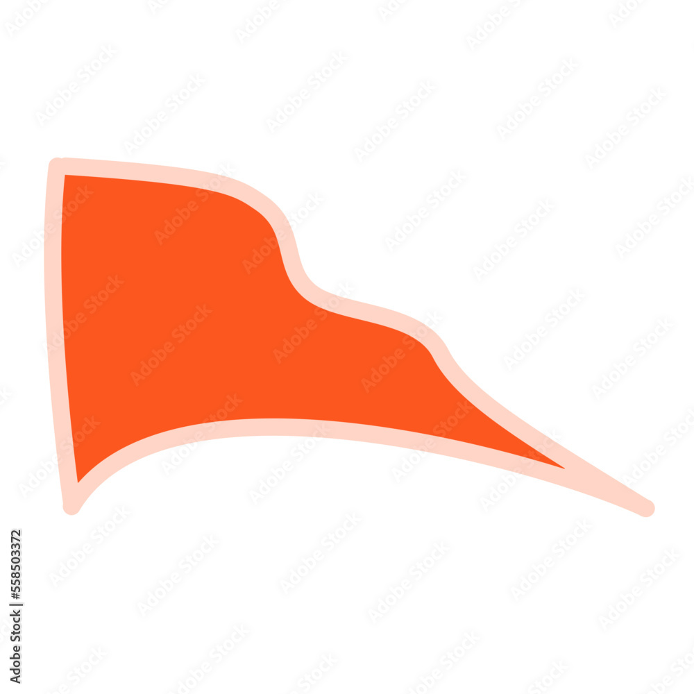 Triangular Waving Flag Set Icon Triangular Waving Flag Set Icon