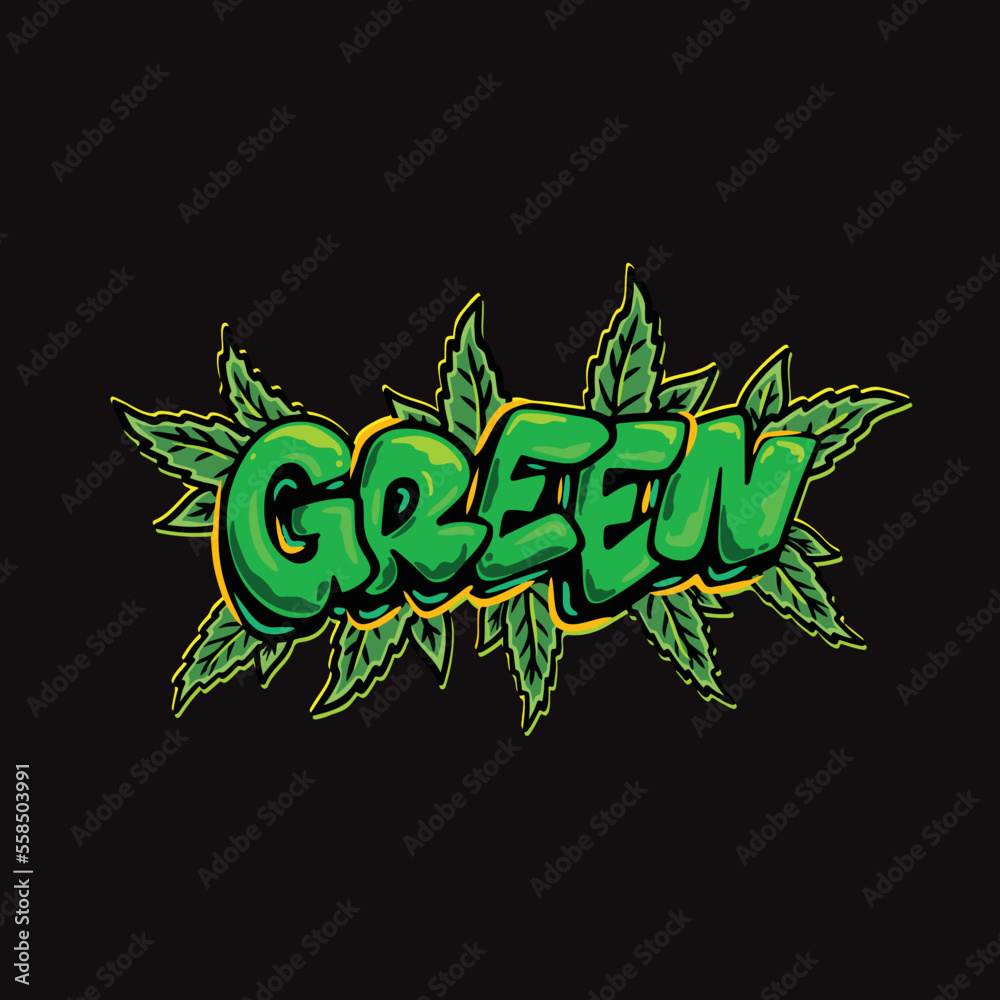 Graffiti Weed Art