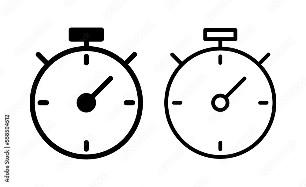 stopwatch icon vector illustration. Timer sign and symbol. Countdown icon. Period of time stopwatch icon vector illustration. Timer sign and symbol. Countdown icon. Period of time