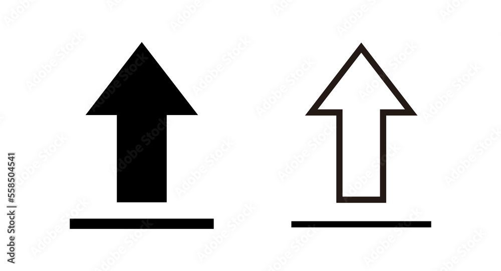 Upload icon vector illustration. load data sign and symbol Upload icon vector illustration. load data sign and symbol