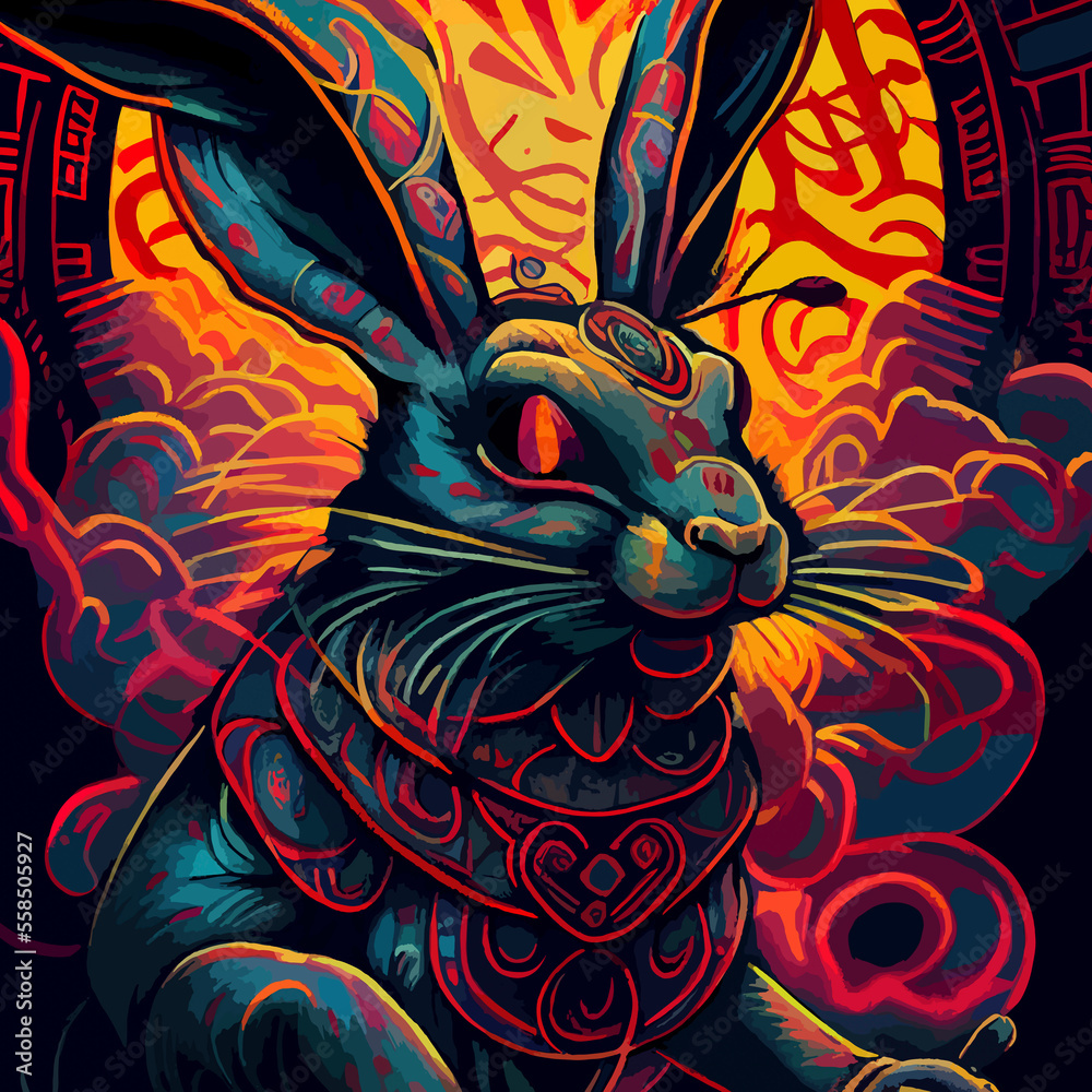 Samurai chinese rabbit