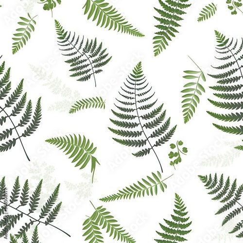 fern leaves pattern