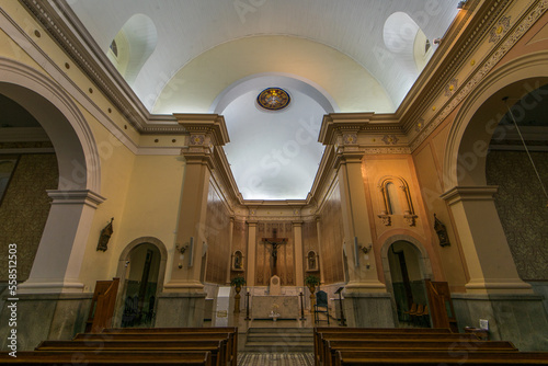 Interior of Saint John the Baptist Cathedral in Nova Friburgo City  Brazil