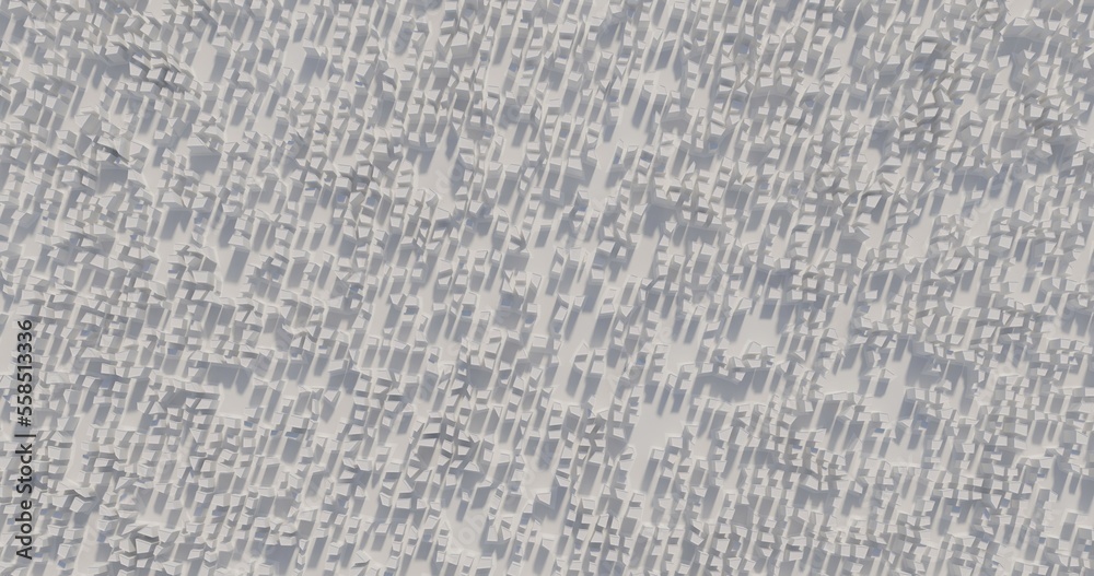 infinite city made in 3D view from top infinite city made in 3D view from top