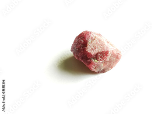 Obraz na plátně natural mineral rough ruby gemstone crystal background