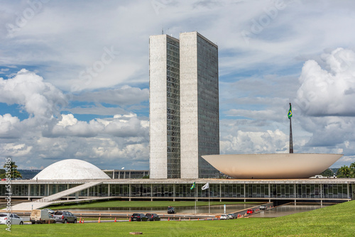 Congresso Nacional National Congress building, Brasilia, Brazil photo