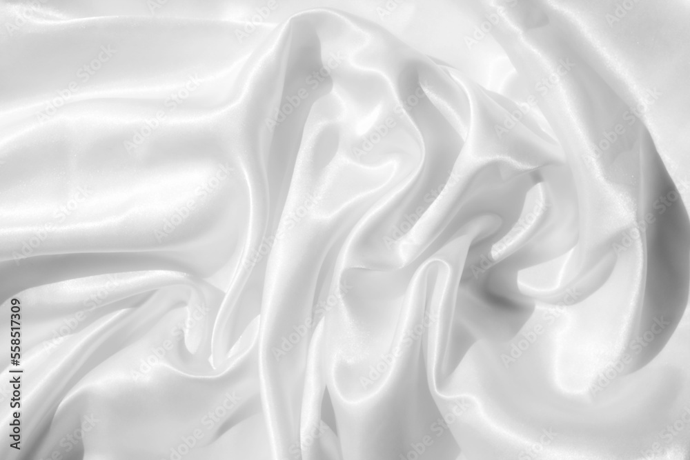 Obraz premium white fabric texture background, abstract