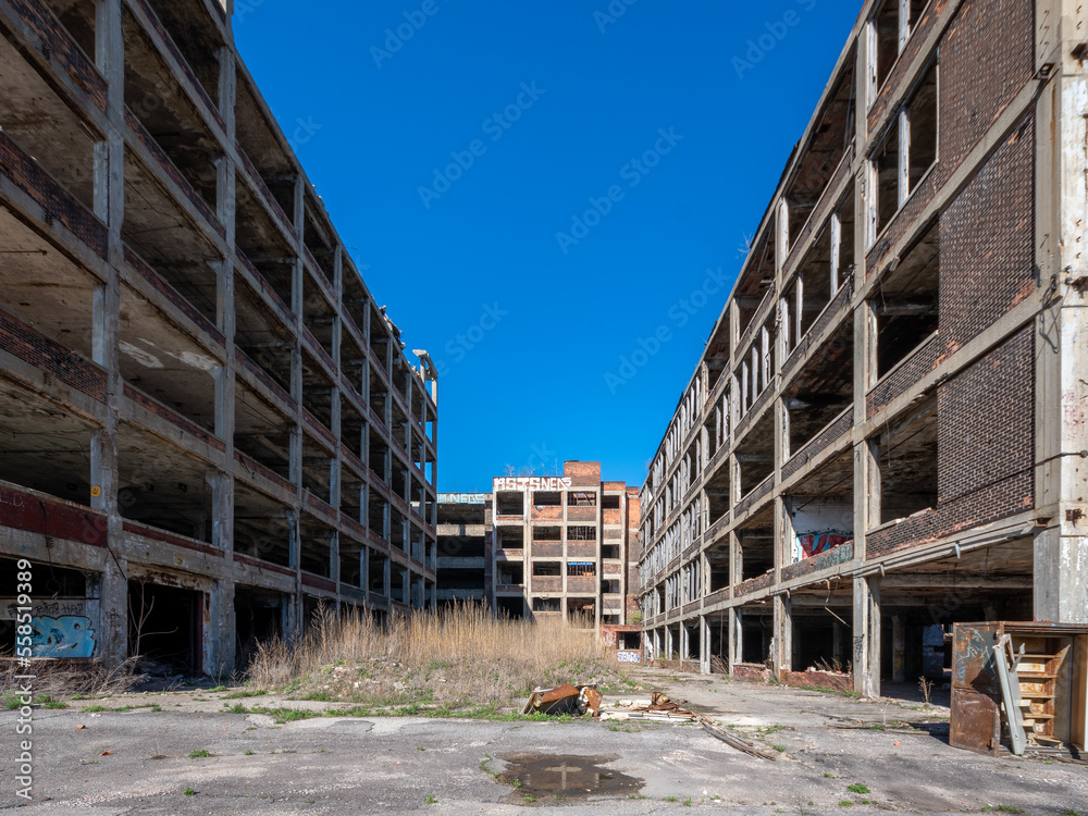 Abandoned Detroit Packard Plant 2022