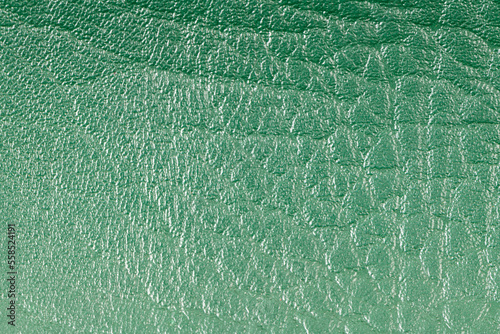 Green leather