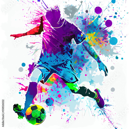 soccer player with the ball