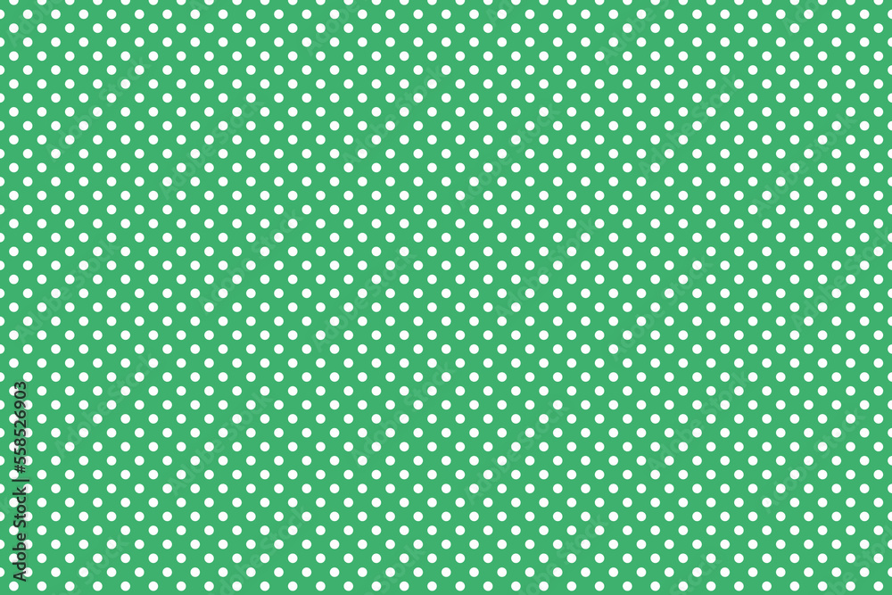 Seamless Large Texture of polka white dot pattern on green abstract background with circles. Suitable for textile, packaging, postcards, Wallpapers, banners. Colorful gifts material, website, design Seamless Large Texture of polka white dot pattern on green abstract background with circles. Suitable for textile, packaging, postcards, Wallpapers, banners. Colorful gifts material, website, design