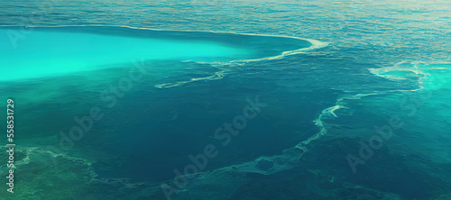 blue ocean water wave background