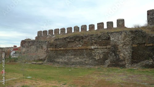 Wallpaper Mural Acropolis Walls in Thessaloniki are the 4 kilometer-long city walls surrounding the city of Thessaloniki during the Middle Ages and until the late 19th century Torontodigital.ca
