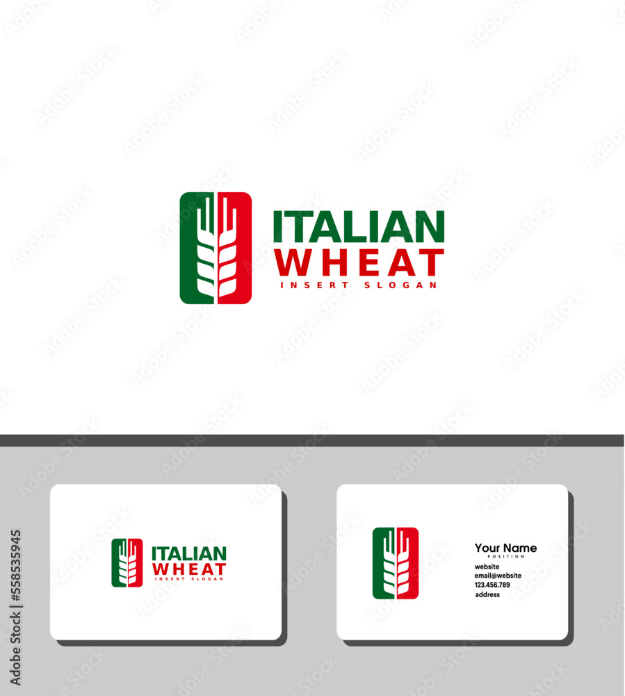 Italian wheat logo Italian wheat logo