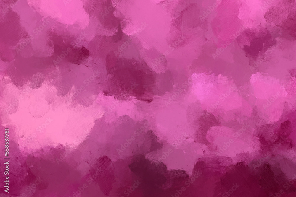 Colorful oil paint brush abstract background. Pink
