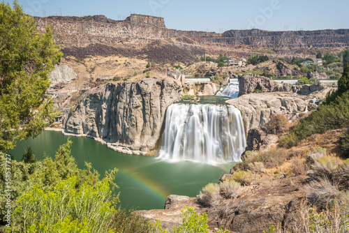 Breathtaking view at the Shoshone Falls in Twin Falls  Idaho