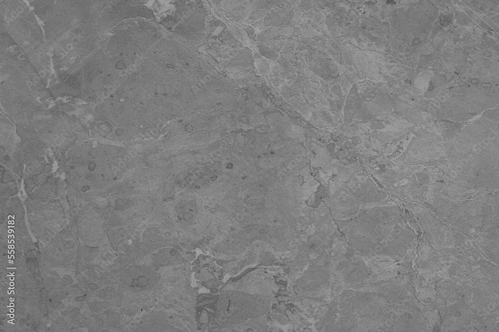 Naklejka premium Texture of grey marble surface as background, closeup