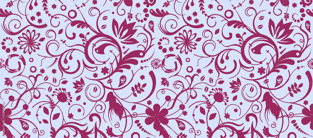 Digital And Textile Design Pattern
