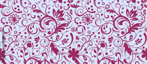 Digital And Textile Design Pattern