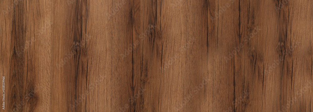 Naklejka premium Texture of wooden surface as background. Banner design